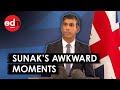 Rishi Sunak&#39;s Most Awkward Moments Caught on Camera