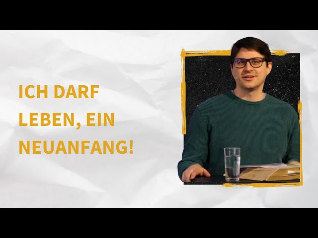 Ich darf leben, ein Neuanfang! | Thorsten Holler