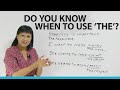 Understanding the Use of 'The' in English
