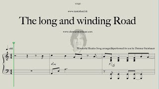 The long and winding Road  -  Easy Piano  -  The Beatles