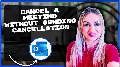 How to Cancel Meeting in Outlook Without sending a Cancellation | Outlook Tips and Tricks 2025