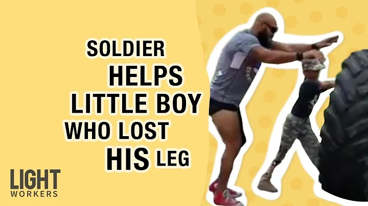 🎖True Hero! Marine Helps Little Boy with Prosthetic Leg | Trending Inspirational