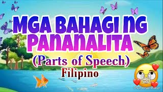Mga Bahagi ng Pananalita/Parts of Speech