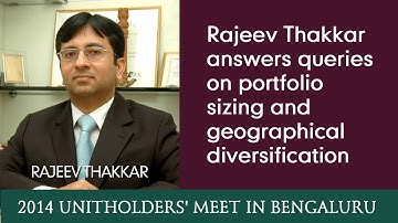 Rajeev Thakkar answers queries on portfolio sizing and geographical diversification