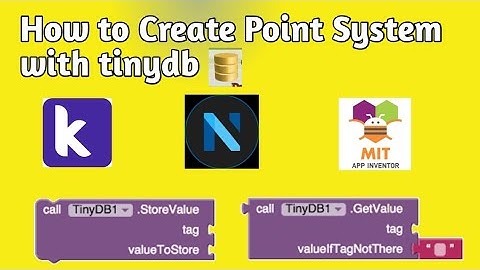 How to Create Point System with tinydb in kodular | how to use tiny DB | Earn With Technical