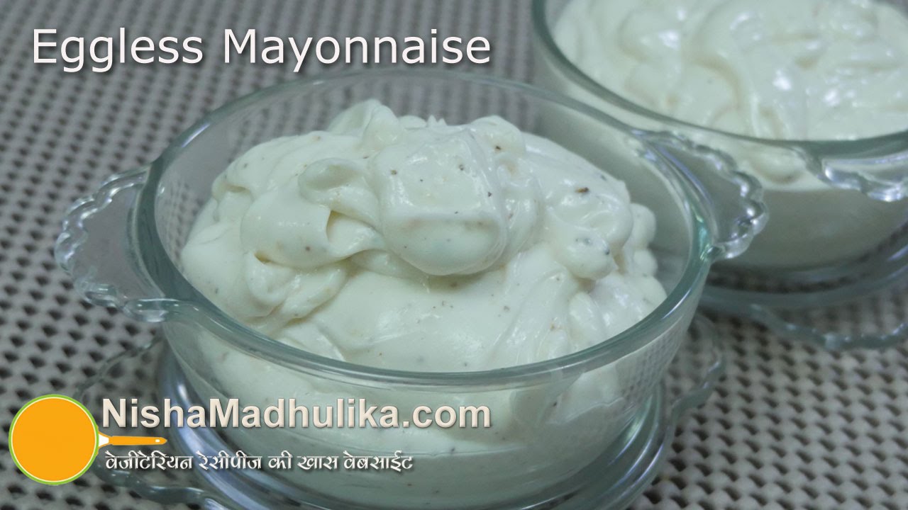 How to make Eggless Mayonnaise - Instant Homemade Mayonnaise | Nisha Madhulika