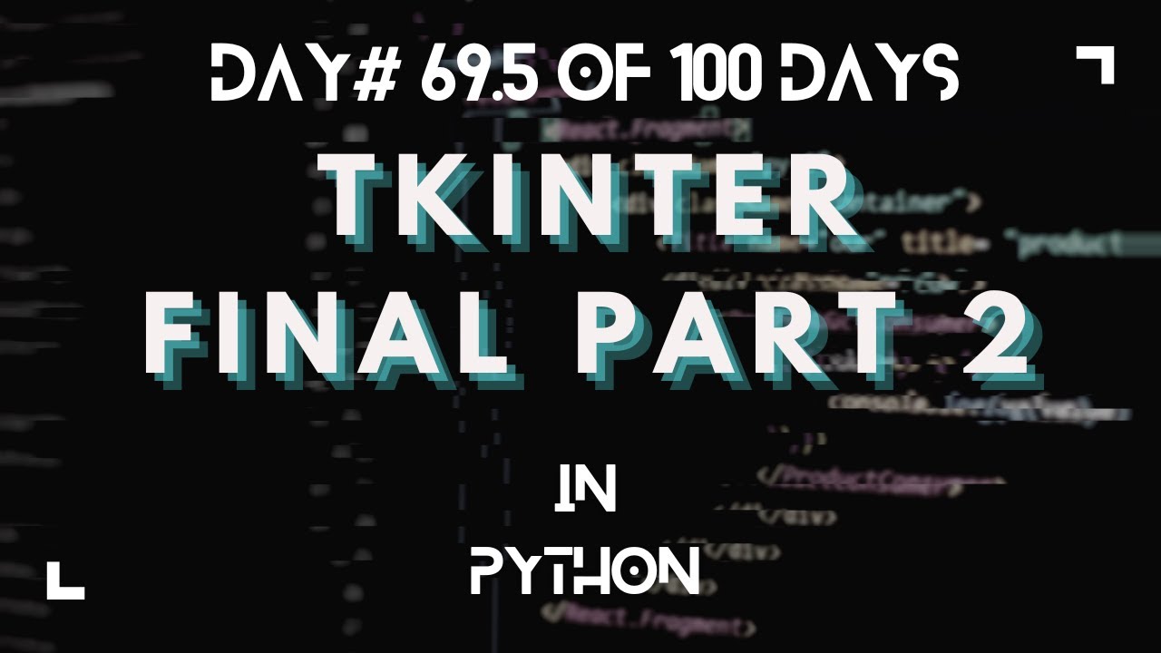 Day 70 - 100 Days of Python (Secrets!) - YouTube