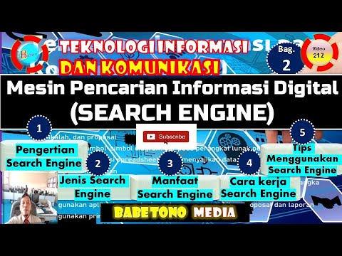 Mesin Pencari Informasi Digital/Search Engine (Mapel Informatika Elemen 2 TIK bag 2)