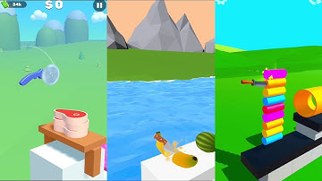 Slice Master vs Slice It vs Slice All - Very Satisfying and Relaxing ASMR Slicing Game