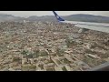 Landing At Dushanbe Airport 4K