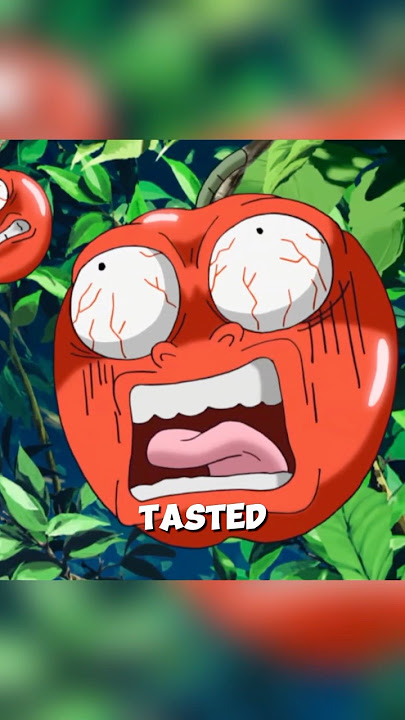 The more frightened the apple is, the better it tastes.