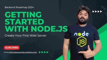 Getting Started with Node.js Create and Run a Simple HTTP Server | Create Ur First WebServer [Hindi]