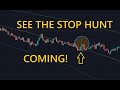 Avoid stop hunts using the order flow