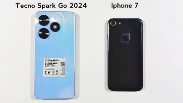 Tecno Spark Go 2024 Vs Iphone 7 | Speed Test & Comparison