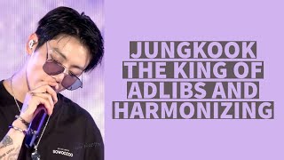Jungkook the king of adlibs and harmonizing