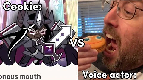 The In-game Cookie 🆚️ the Voice Actor😳(Dark Cacao)