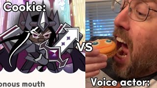 The In-game Cookie 🆚️ the Voice Actor😳(Dark Cacao)