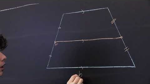 How to Find the Median of a Trapezoid Using the Bases