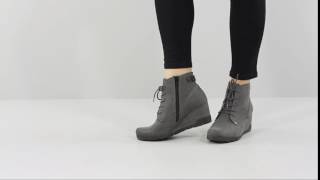 Grey Wedge Ankle Boot - Soft Line by Jana - 25162 screenshot 1