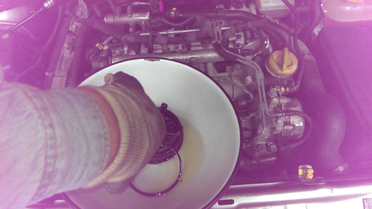 Dieselfilter Wechseln Zafira B 4 Youtube