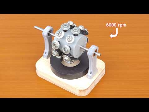 Making Mini Screw Brushed Motor