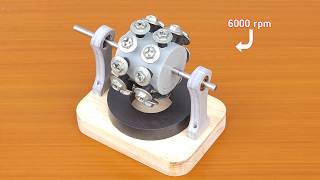 Making Mini Screw Brushed Motor
