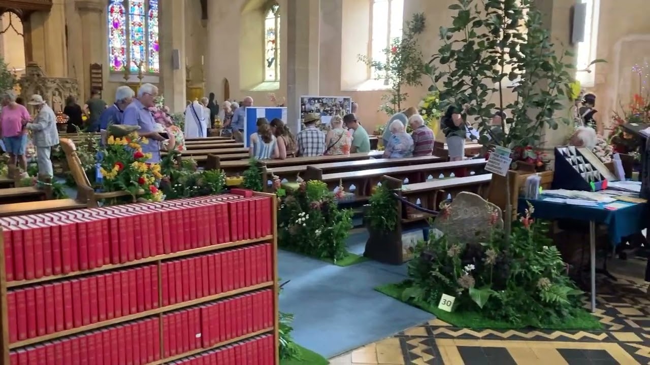 Displays at Old Hunstanton's Flower Festival