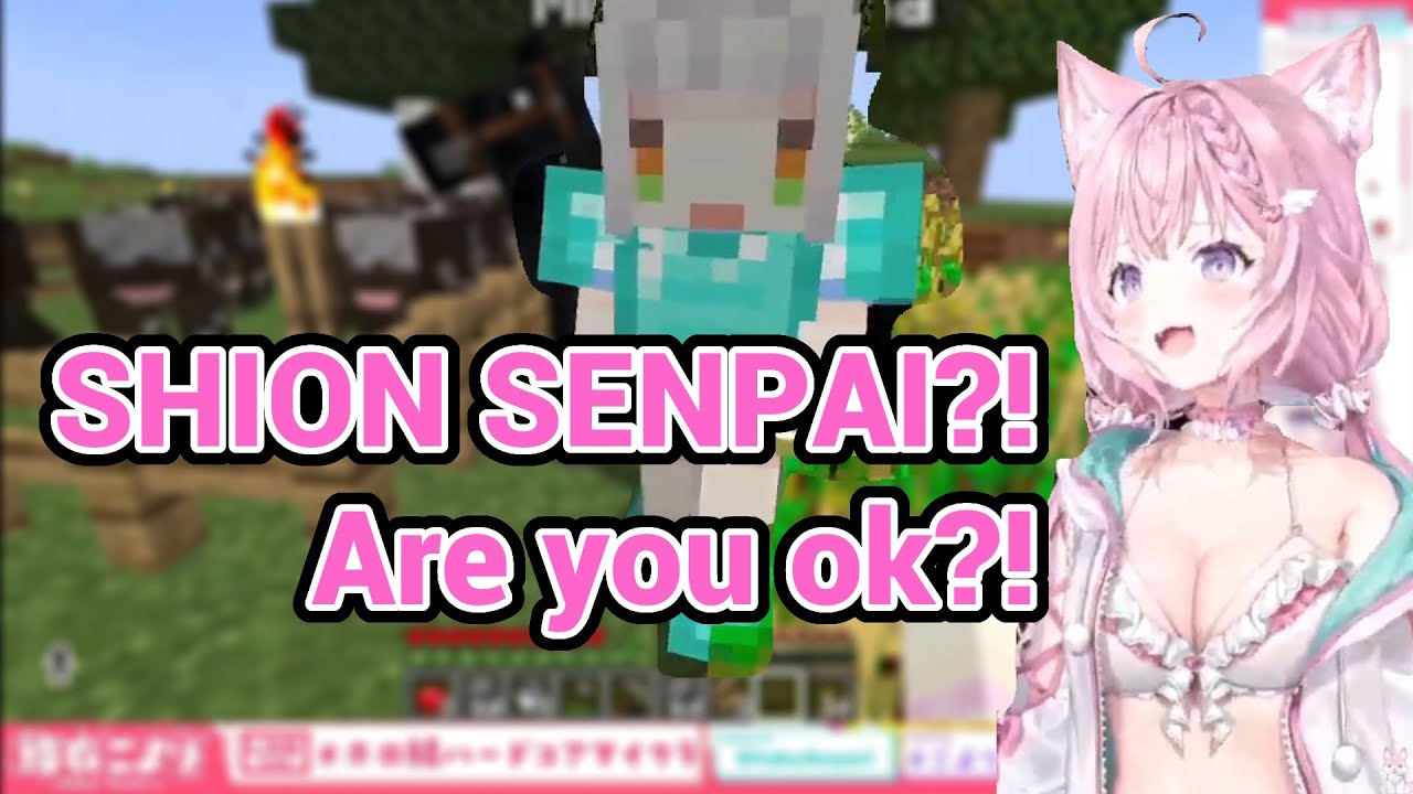 Koyori Met Shion in Hololive Minecraft Hardcore?!!