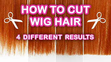 How to Cut Wig Hair in 4 Different Ways | Wispy, Fringe, Choppy, and Blunt