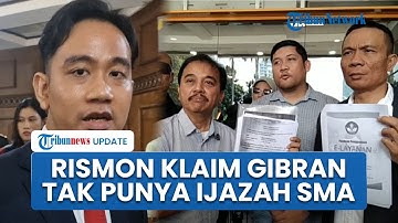 Rismon Sianipar Blak blakan Klaim Gibran Tak Punya Ijazah SMA, 3 Tahun Sekolah Tak Ada Nilai Rapor