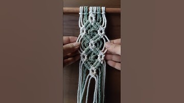 macrame diamond pattern #macramedesigns #macramepattern #macrameknots #macrametutorial #macrame #diy