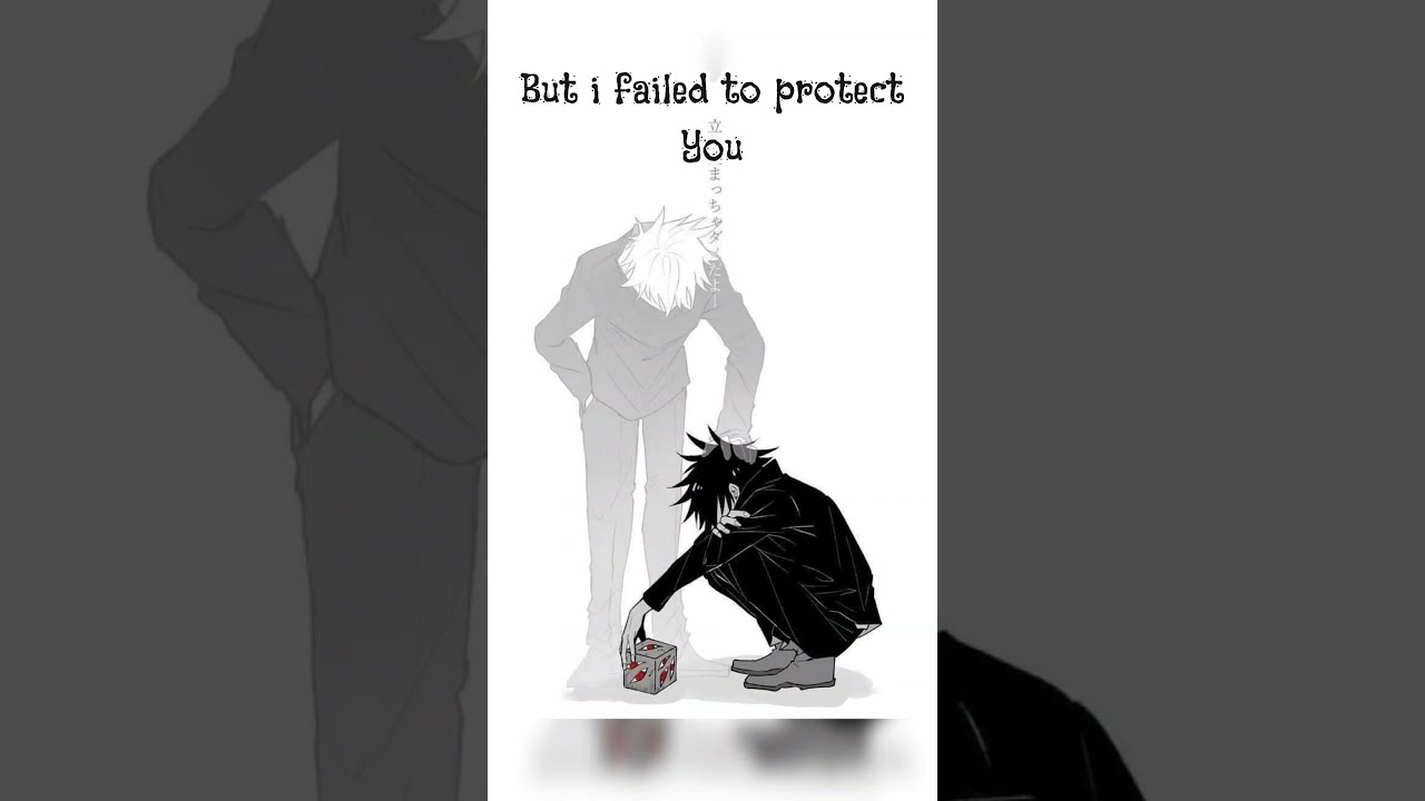 MEGUMI AND GOJO S STORY Jujutsukaisen Jjk Gojo Megumi Megumifushiguro Sad Anime Shorts Fyp