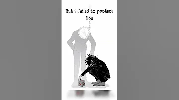 MEGUMI AND GOJO S STORY Jujutsukaisen Jjk Gojo Megumi Megumifushiguro Sad Anime Shorts Fyp 