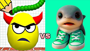 Italian Brainrot vs Draw to Smash – Ultimate Puzzle Gameplay Mix!