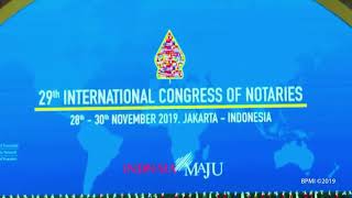 Presiden Jokowi Secara Resmi Membuka Kongres Ke-29 Notaris Dunia Di Jakarta