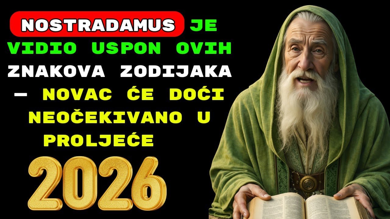 Nostradamus je vidio uspon ovih znakova zodijaka — novac će doći neočekivano u proljeće 2026.