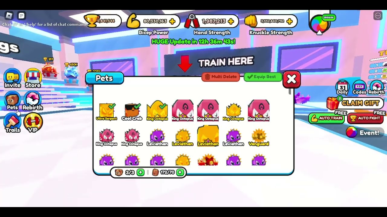 I GOT THE ULTRA SERPENT GOLDEN IN ARM WRESTLE SIMULATOR ROBLOX ( REAL )