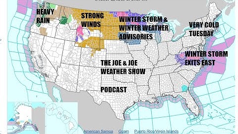 Joe & Joe Weather Show Virginia North Carolina Snow Heads East, Very Cold Northeast Through Tuesday