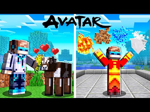 КАК СТАТЬ АВАТАРОМ ИЗ МУЛЬТИКА ЛЕГЕНДА ОБ ААНГЕ • Обзор модов Майнкрафт • Avatar Minecraft