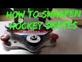 How to Sharpen Hockey Skates - Wissota Skate Sharpener