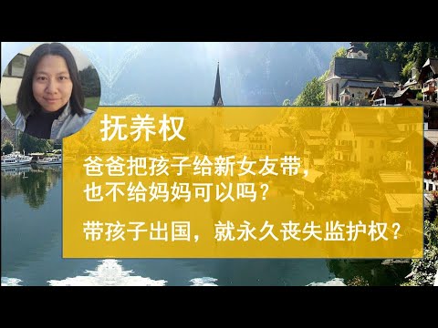 欧洲离婚分手抚养权基础知识/爸爸把孩子给新女友带，也不给妈妈可以吗？带孩子出国看父母，就永久丧失监护权？欧洲法律欧洲法院维权律师案件卷宗解析犯罪成本离婚遗产抚养权申诉20200305