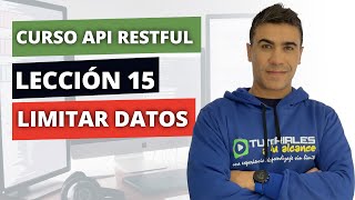 Cómo crear una API con PHP - Lección 15 - Limitar datos