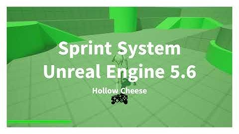 Unreal engine 5 6 Simple Sprint and stamina system