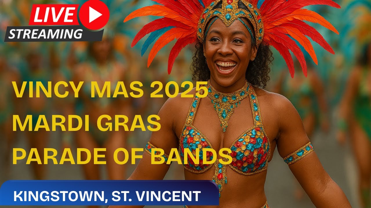 LIVE: Vincy Mas 2025 Mardi Gras | Kingstown Carnival Tuesday