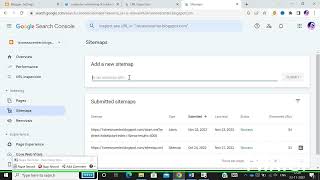 How To Add A Sitemap To Your Google Search Console for Blogger