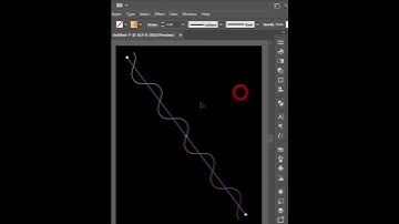 Zig Zag Effect in illustrator #shorts