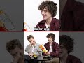 Timothée Chalamet and Austin Butler try British crisps for the first time