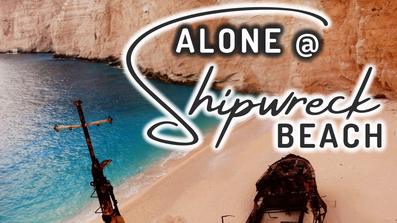 WOW! ALONE at Shipwreck Beach Zakynthos [Ep.14] Sailing Greece Ionian Islands – Sailing SV CUBA