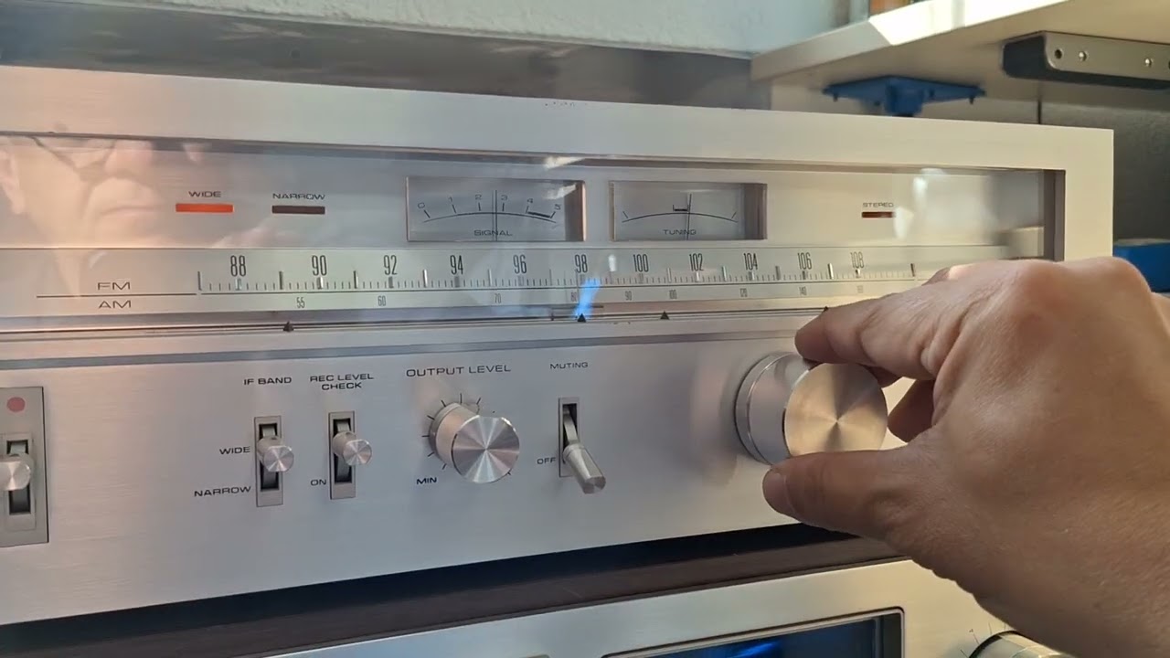 Pioneer TX-8500 II Vintage Stereo Tuner - YouTube