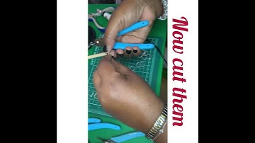 Making a bracelet using your handmade jump rings